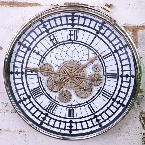 Large wall cog clock modern - large,