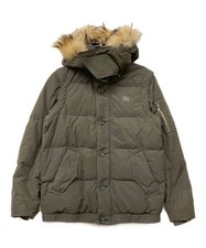 BURBERRY BLACK LABEL 2-way down jacket Size: L Olive Men D1F21-220-76