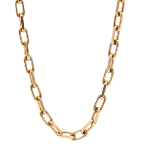 9carat yellow gold belcher - gold, 18"