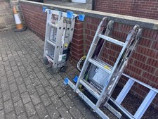 Folding ladders used - 2, sets