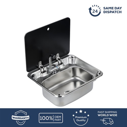 Stainless sink caravan - rv,