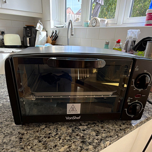 Vonshef 326 black mini oven - vonshef,