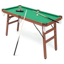 GAINOOM Folding Pool Table Set