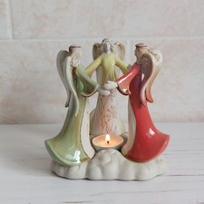Vintage Three Angels Tealight
