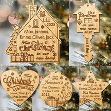 Personalised Wooden Christmas