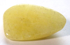 GOLDEN YELLOW DANBURITE GEMMY TUMBLESTONE 3.0 x 1.8 cms 8.71 gms