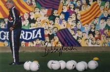 Bobby Robson signed Barca 12x8