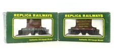 2  Replica Lowfit Wagons with Containers Whiteley & Timpson in Boxes