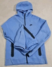 Nike Sportswear Tech Fleece Windrunner Mens Full-Zip Hoodie Baby Blue Medium M