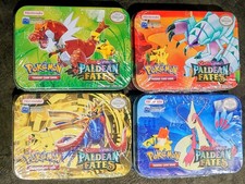×4 Pokémon Trading Card Game Tin Collection Bundle: RARE - FREE DELIVERY-OFFER