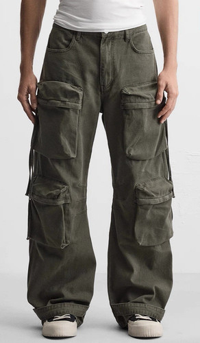 Zara olive utility pocket - utility,