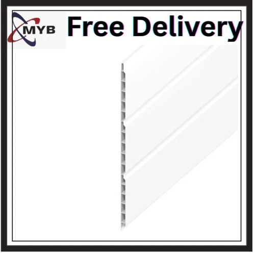 Hollow soffit white upvc - soffit,