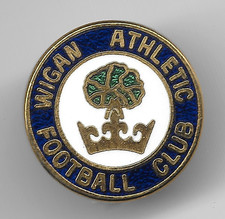 Wigan Athletic Enamel Football