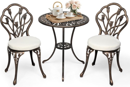 3pc patio bistro set cast - patio,