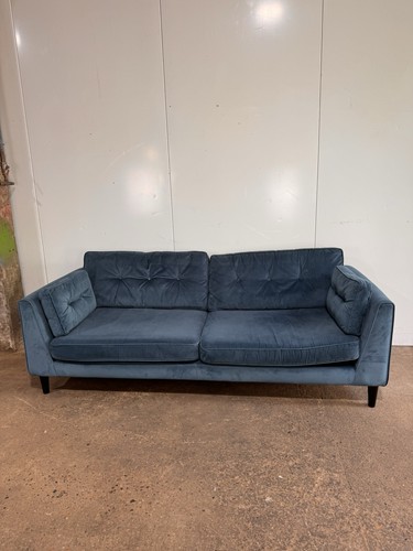 Sofology blue velvet seater - velvet, 3
