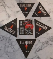 6 x Vintage Blackthorn Cider Beer Mats