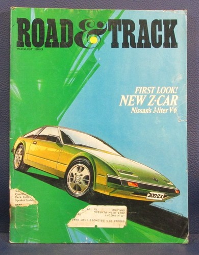 Road track magazine aug 1983 - road,