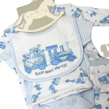 Baby Boys Teddy Train 5 piece