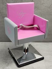 Design a Friend Dolls Hair Dressing Salon Hairdresser Chair Pink Silver Free P&P