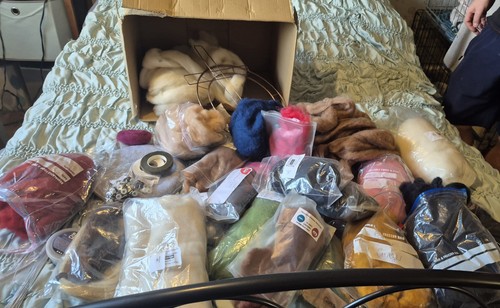 Huge mixed needle felting - huge,