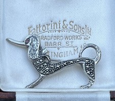 Vintage Silver Dachshund