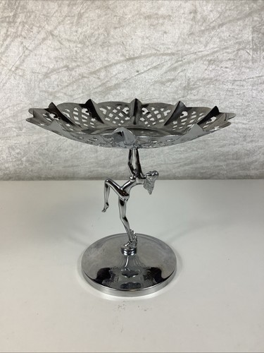 Vintage chrome silver coloured - chrome,