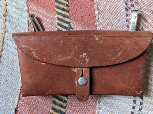 Vintage swiss army leather - army,