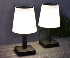 SOLAR POWERED TABLE LAMP 2pk -
