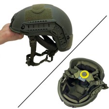 BALLISTIC IIIA BULLET PROOF UHMW-PE HELMET Wendy Suspension Liner Version L/XL