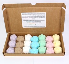 Bath Bombs mixed scents of 21 x 10g Flowers Bee Beautiful reduced plastic