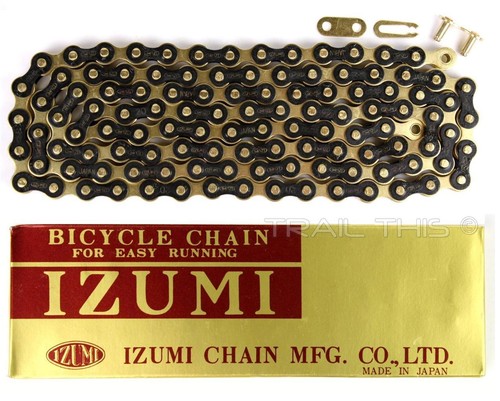 Izumi jet black gold - gold, 116l