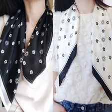 Womens Ladies Silk Scarf Large