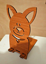 Wooden Mobile Phone Stands For Desk Phone Holder, fox, animals, novelty, office