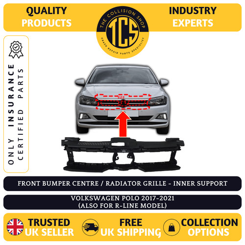 Polo 2017 2021 front bumper - vw, 2017-2021