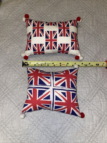 Two union jack pillows - two,