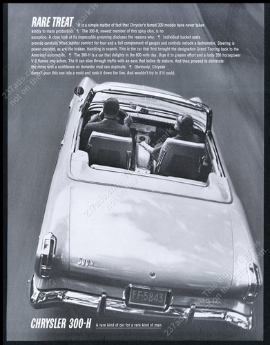 1962 chrysler 300 - 1962, 300-h