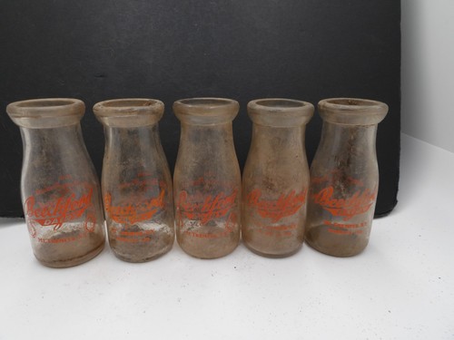 Vtg half pint - 5, milk