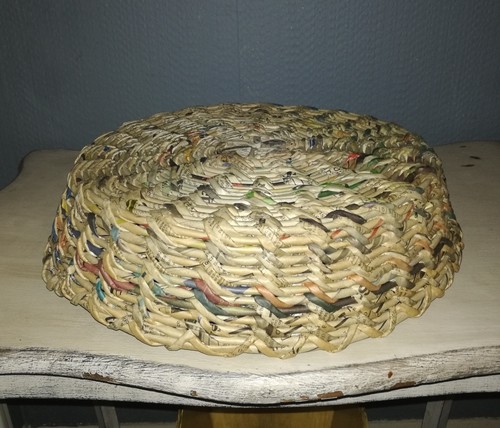 Large vintage coiled weave - large,