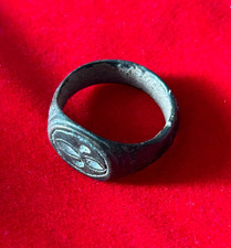 Antique Medieval Bronze Signet