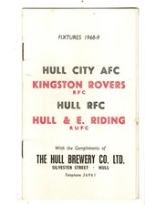 Hull City 1968-9 Fixtures