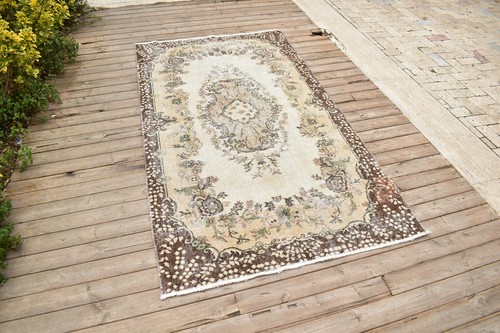 Turkish rug 45x80in vintage - 45x80in,