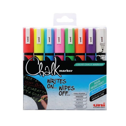 Uni ball unichalk chalk - chalk, marker