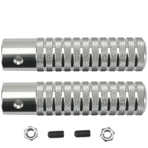 Pair footrests moped aluminum - footrests,