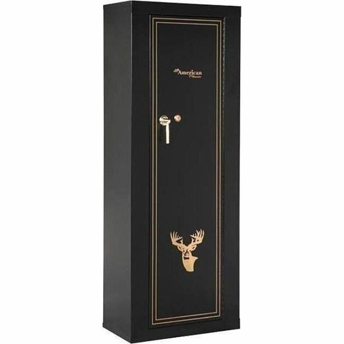 Black gun security cabinet - black,