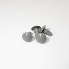 Lambretta Rear Frame Plugs Set Of 4 in Grey Rubber 004697