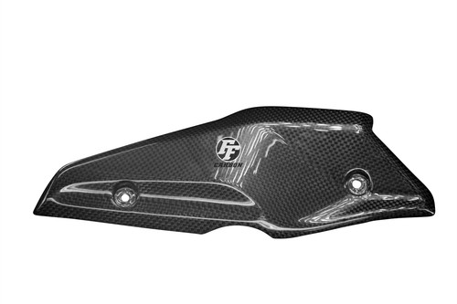 Carbon side panels below tank - below,