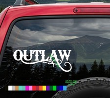 Western Outlaw Decal Bumper