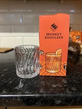 Monkey Shoulder Whisky Tumbler Set of 2 Branded Drinking Glasses
