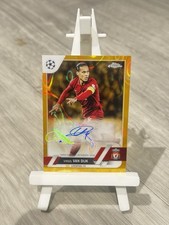 Virgil Van Dijk AUTO Gold Lava