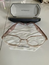 Viktor & Rolf Metal VR 20 Rose Gold Glasses Frame Excellent